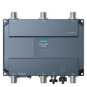 [6GK5788-2GD00-0TC0] IWLAN Access Point, SCALANCE W788-2 M12 EEC, 2 Radios, 6 N-CON-Antennenanschluss, iFeatures support via KEY-PLUG, IEEE 802.11a/b/g/h/n, 2,4/5GHz, brutto 450 Mbit/s pro Radio, 1x M12 max. 1 Gbit/s, PoE, Redundant DC 24 V,M12 A-Kodiert IP65, -40..+70°C, Plug-Schacht, WPA2/802.11i/e,ConformalCoating EN 50155, EN 45545, Länderzulassungen beachten! CERT ID: RAPN-W2-M12-E3, beinhaltet: MPCIE-R1-ABGN-U3, Lieferumfang: Handbücher auf CD-ROM, deutsch/englisch, Verschlusskappen M12, Nur zum Betrieb in Israel.